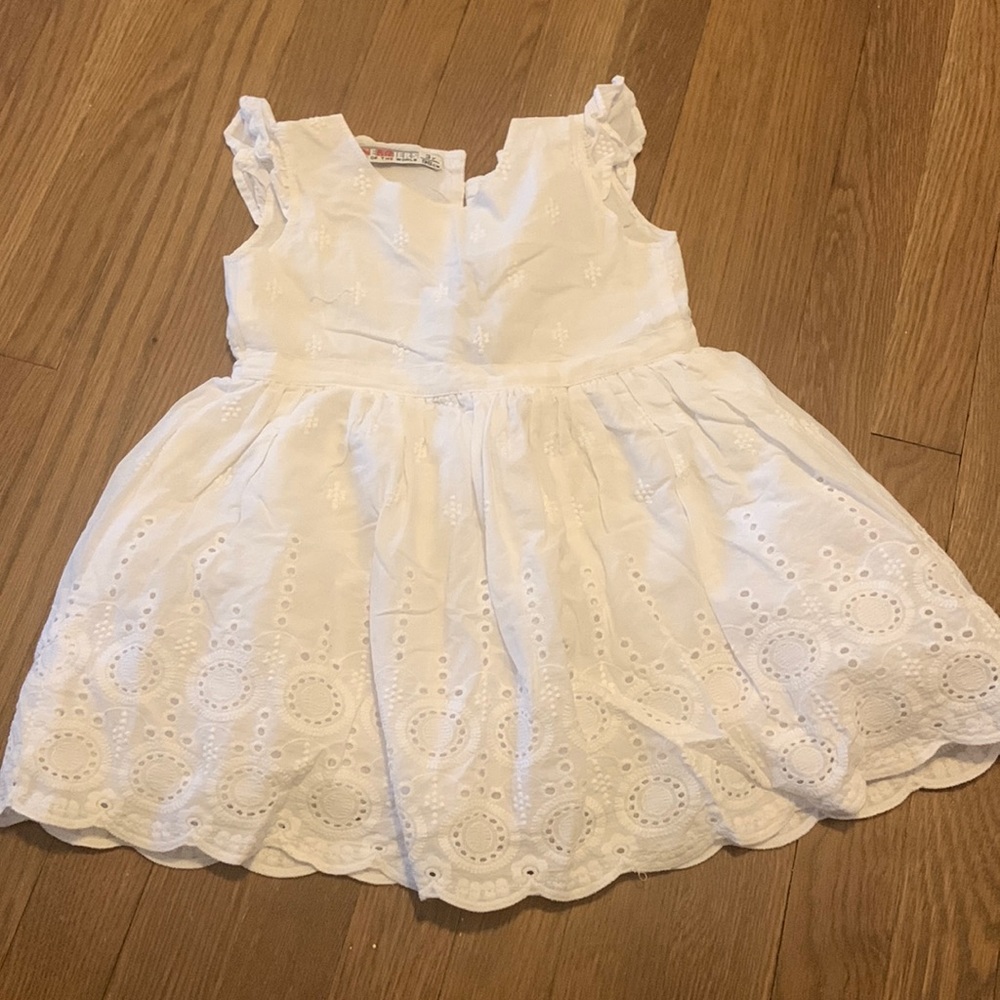 White Eyelet Dress